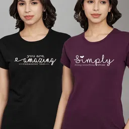 Trend Level Women 2 Applique T-shirt-picture-4