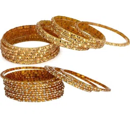 1ST TIME Set of 24 Gold Alloy Bangle-38
