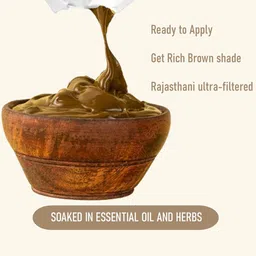 Shudh Online Set Of 2 Ready To Use Henna Paste - 220 g Each - Brown image 2