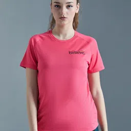 SG Women Solid Round Neck T-shirt-picture-14