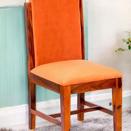 Ikiriya Orange Wooded Dining Chair-32