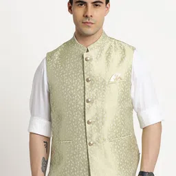 Turtle Printed Nehru Jackets-image-12