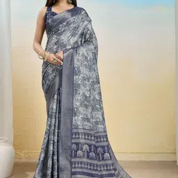 KALINI Woven Design Zari Tissue Handloom Saree-image-45