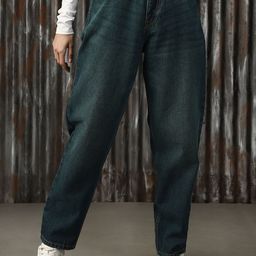 High Star Women Solid  High-Rise Slash Knee Jeans-image-12
