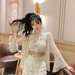 Alamode By Akanksha Self Design Maya 3 Piece Resortwear Top With Shorts-picture-15