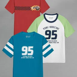 HELLCAT Boys 3 Printed Applique T-shirt-image-29