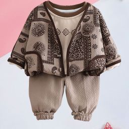 FOREVER FRIDAY Boys Printed Top with Trousers-image-8