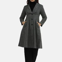 Owncraft Women Single-Breasted Overcoat-image-45