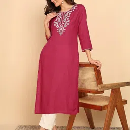 KALINI Women Floral Embroidered Kurta-picture-40
