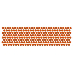 Comet Busters Bindiful Set Of 3 Traditional Round Bindi - Orange image 3