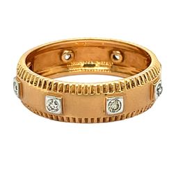 SHAIVA Gold Ring with Brilliant-Cut Diamond-image-13