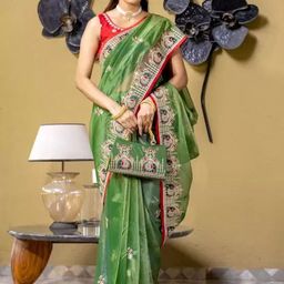 SAADHVI Embellished Embroidered Designer Saree-image-38