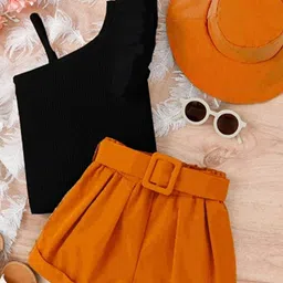 LULU & SKY Girls Top with Shorts-image-67