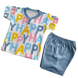 BAESD Boys Printed T-shirt with Shorts-image-9