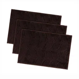 Myntra Elegant Homes 3-Pcs Brown Textured Anti-SkidDoormats-32