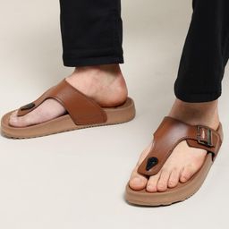 Goodfeet Men Tan Sandals-image-7