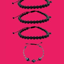 Dynamic Retail Global Unisex 4 Pieces Beaded Wraparound Bracelets-picture-48