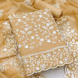 SAINOOR Embroidered Unstitched Dress Material-picture-35