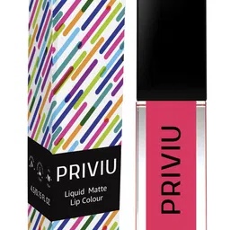PRIVIU Soft Touch Matte Liquid Lipstick - 4.5ml - Bold Ruby 211 image 2