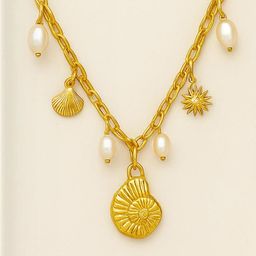 ISHTAARA Women Stainless Steel Statement Necklace-image-96
