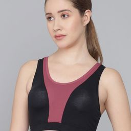 EFFECTINN Colourblocked Bra Full Coverage Lightly Padded image 5
