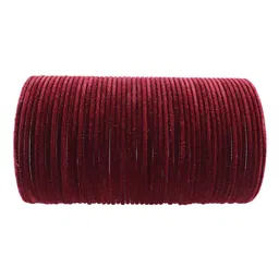 ZULKA Set of 48 Plain Velvet Finish Metal Bangle-picture-15