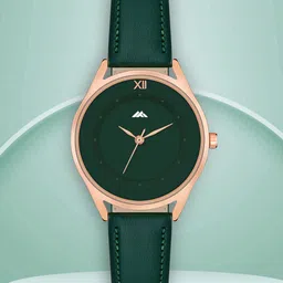 ON TIME OCTUS Women Brass Dial & Straps Analogue Watch MT-578 GREEN-image-7