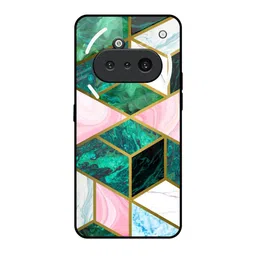 QRIOH Geometric Printed Nothing Phone 3a Back Case Mobile Accessories-picture-30