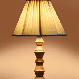 Aura Off White Wood Traditional Abstract Shaped Table Lamp-10