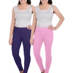 100LUCK Girls Multicoloured Leggings-10