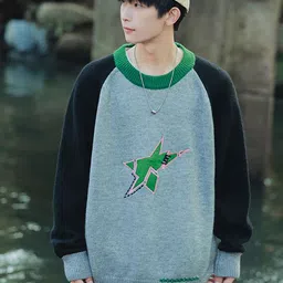 StyleCast x Revolte Men Colourblocked Longline Pullover-image-43