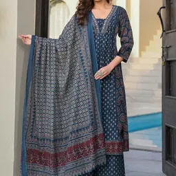 Anni Designer Women Ethnic Motifs Printed Kurta with Palazzos & Dupatta-picture-36