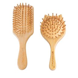 OROSSENTIALS Set Of 2 Wooden Hair Brush-3