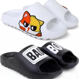 Pampy Angel Men White Flip Flops-image-53