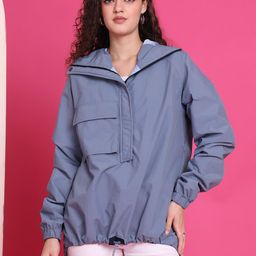 HOUSE OF VEDAS Women Windcheater and Water Resistant Outdoor Sporty Jacket-image-36