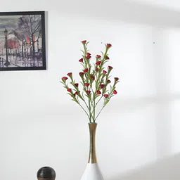 ARICK DECOR Red 2 Pieces Rose Artificial Plant-27
