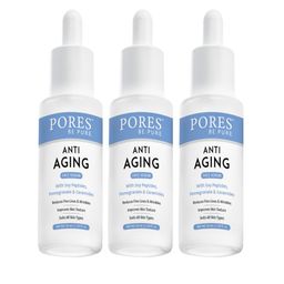 PORES Be Pure Set Of 3 Anti Aging Face Serum Reduces Fine Lines With Ceramides-30ml Each image 3
