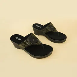 Ozuri Suede Party Wedge Sandals-picture-36