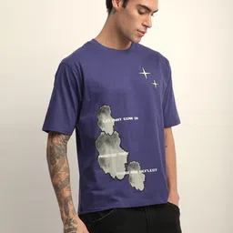 Difference of Opinion Graphic Printed Oversized Cotton T-shirt-image-23