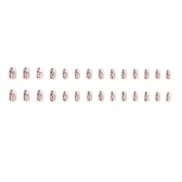 LICK 12 Pcs Nude Artificial Reusable Stick On Nails With Application Kit image 5