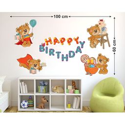 LANSTICK Teddy Wall Sticker Wall Decor-image-62