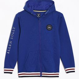 Allen Solly Junior Boys Embroidered Brand Logo Hooded Sweatshirt-picture-46