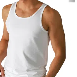 Yuneek Pack Of 2 Combed Cotton Undershirt Vests COTTON-VEST-02-M-image-19