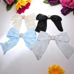 Jolly Faces Women Set of 4 Alligator Hair Clip-image-99