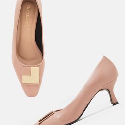 DressBerry PU Party Kitten Pumps-17
