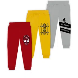 J&JP Boys Pack of 3 Cotton Joggers-image-38