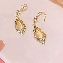 Celestria Contemporary Drop Earrings-31
