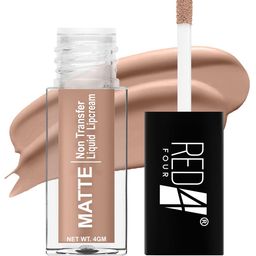 RED 4 Miss Perfect Transfer Matte Liquid Lipstick - 4 g -Rosetta-34