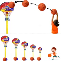 Basket Ball for kids indoor/outdoor physical and mental activity of age 3 to 9 Basketball - Size: 7-picture-17