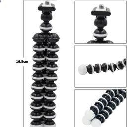 POZUB Best Buy 100% BEST QUALITY PZUB- GOLA87 GORILLA TRIPOD + DUSTPROOF BAG WITH MOBILE HOLDING CLIP Camera , Mini Tripod / Lightweight, Flexible Octopus Tripod Tripod Flexible Smartphone Octopus Screw Selfie Tripod Wholesale Table Tripod Small Size Super Flexible with Universal 1/4 Screw Multi-Use Selfie Stick Desktop Online Course Video Recording Gimbal, DSLR & Action Cameras Mobile Holder monopods Tripod Tripod, Tripod Ball Head, Tripod Kit, Monopod Kit, Monopod image 2